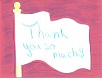 Thank you cards from New Hope-Solebury Eighth Graders